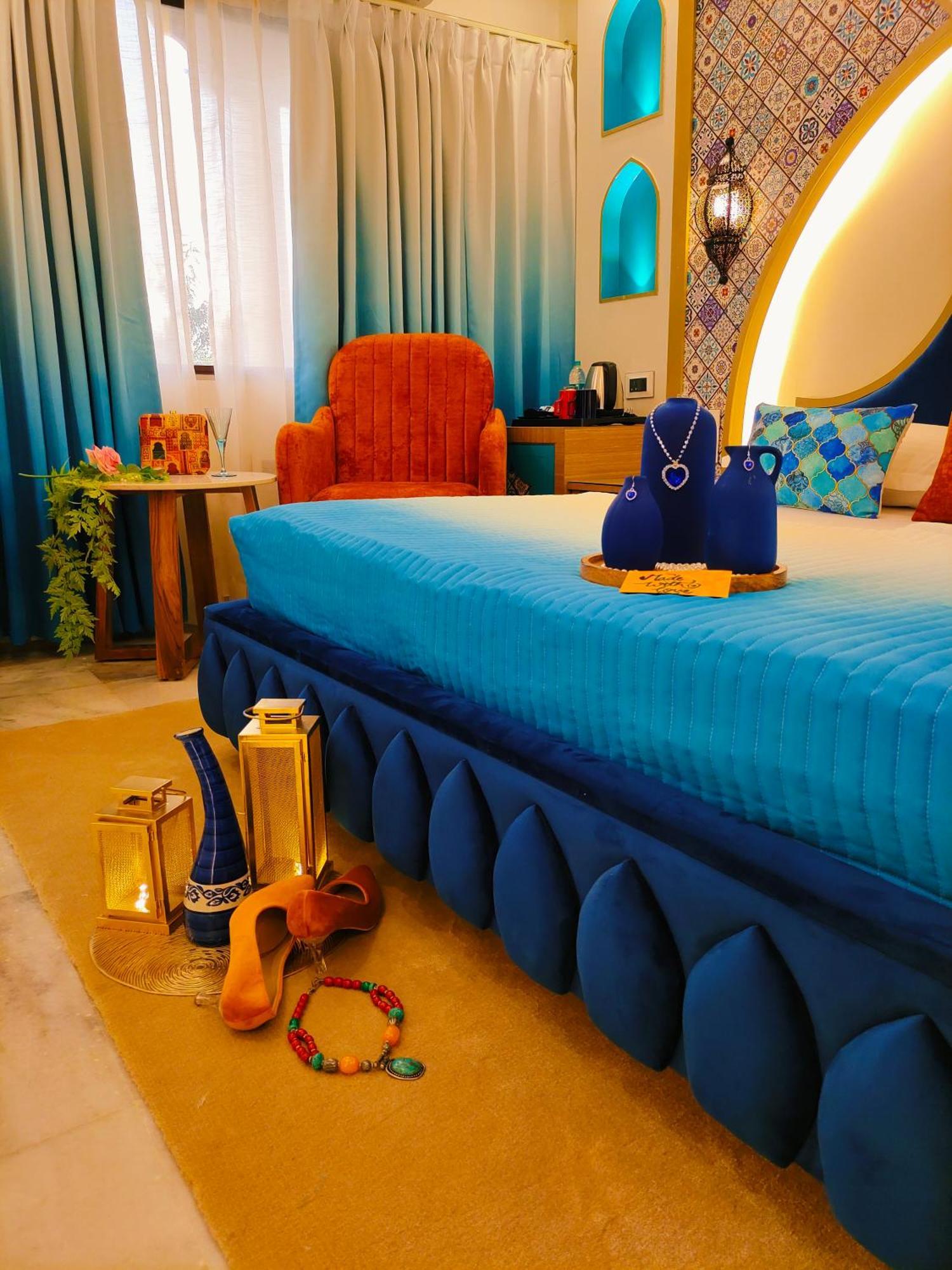 Sarang Palace - A Luxury Boutique Hotel Джайпур Екстериор снимка